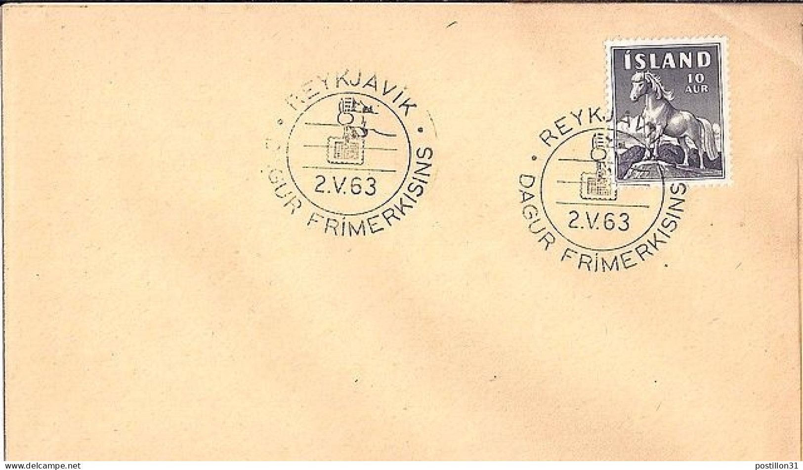 ISLANDE N° 283 S/L. DU 2.5.63 - Lettres & Documents