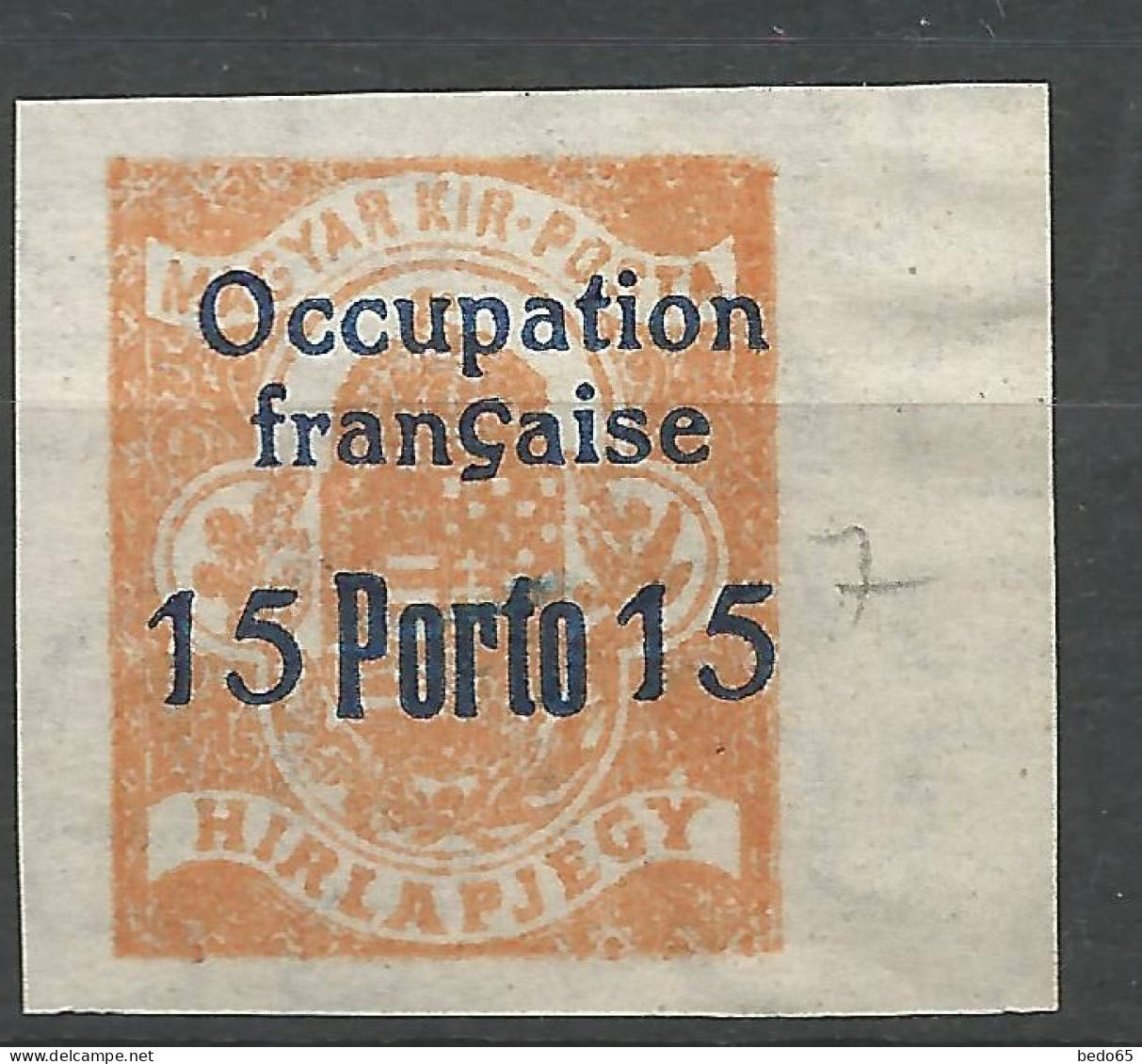 HONGRIE ( ARAD ) TAXE N° 2 NEUF** LUXE SANS CHARNIERE / Hingeless / MNH - Other & Unclassified