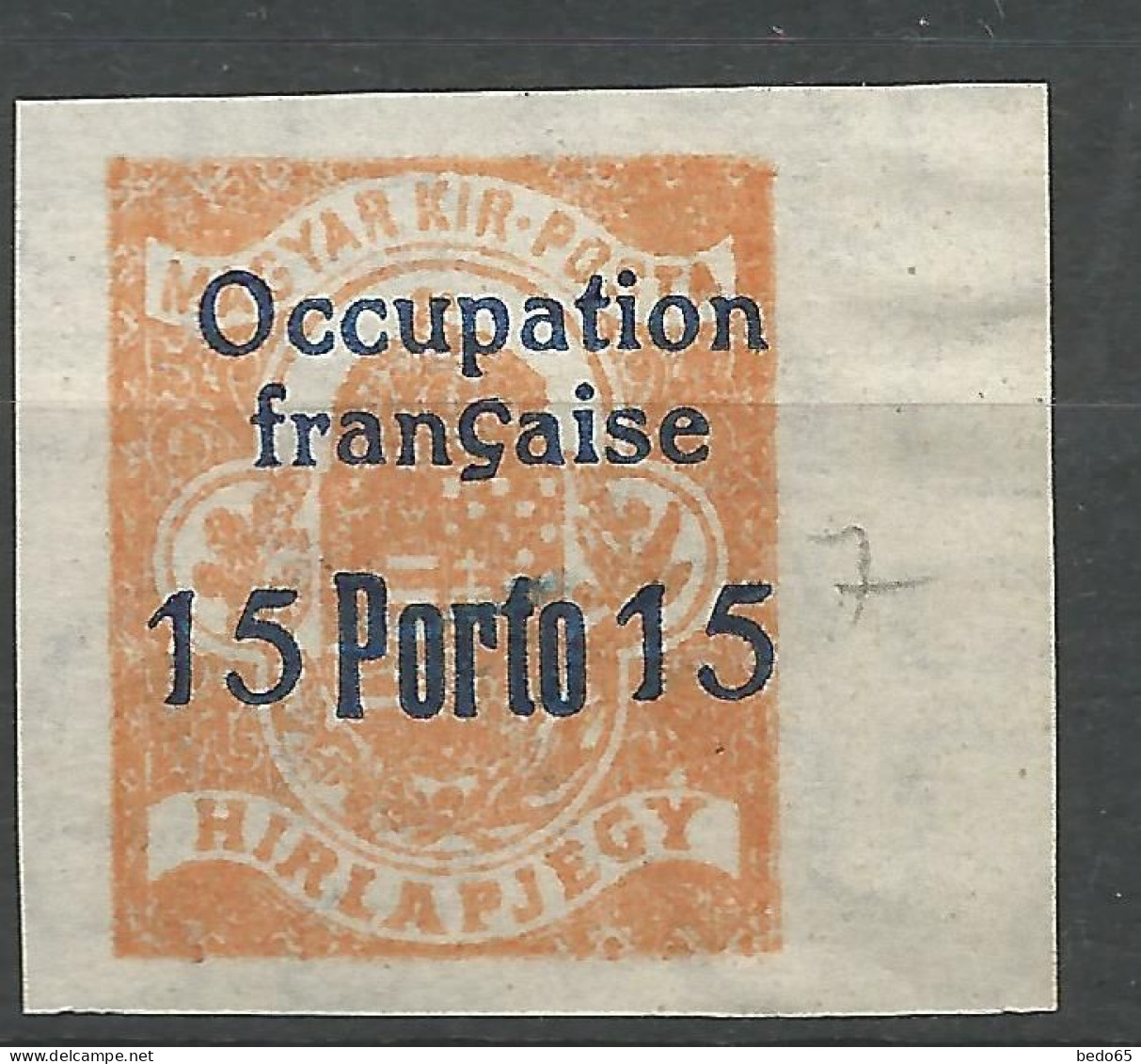 HONGRIE ( ARAD ) TAXE N° 2 NEUF** LUXE SANS CHARNIERE / Hingeless / MNH - Otros & Sin Clasificación