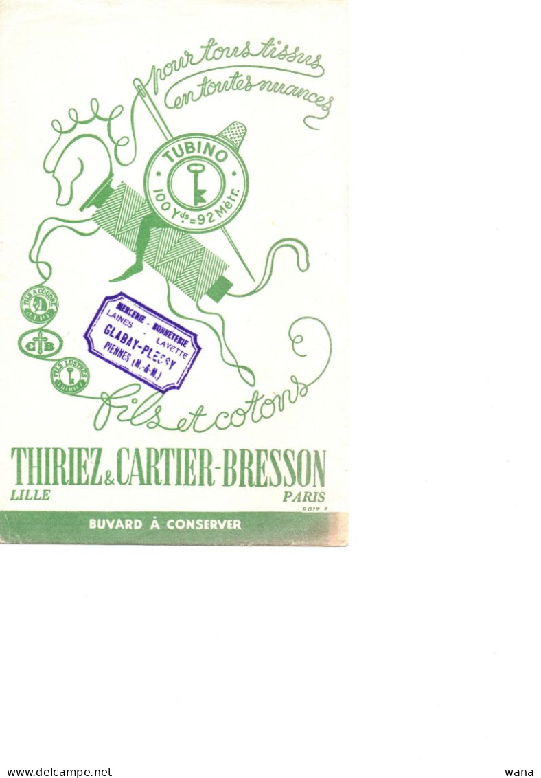 Buvard Thiriez Cartier Bresson - Textile & Vestimentaire