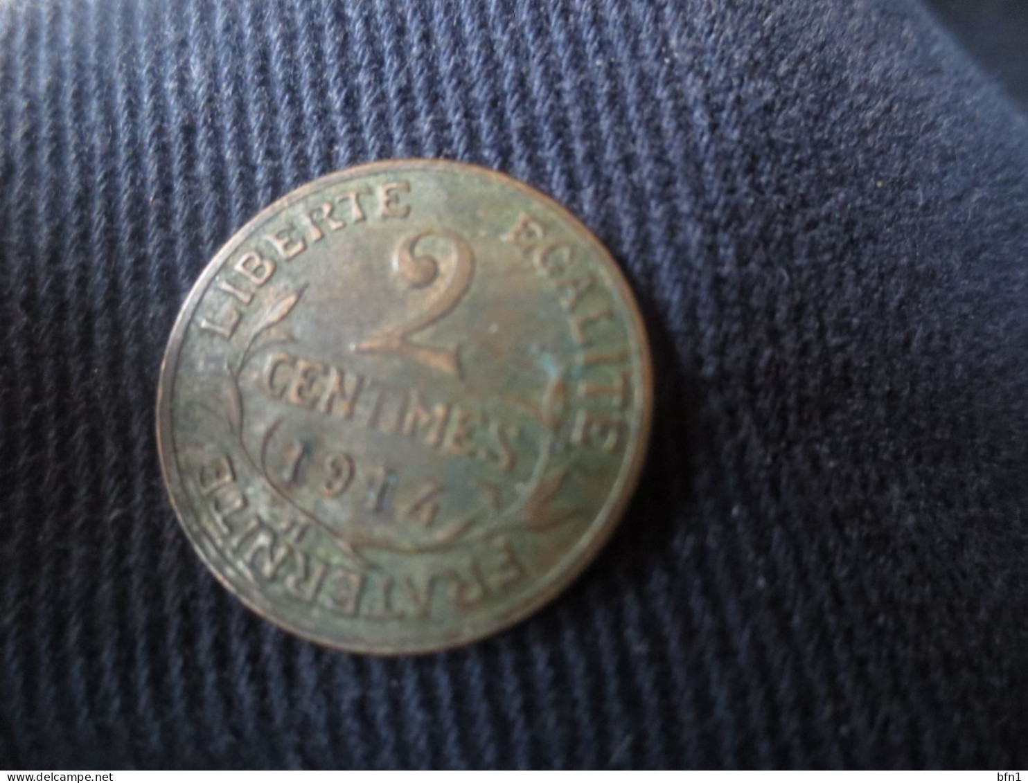 FRANCE 2 CENTIMES 1914 SUP - 2 Centimes