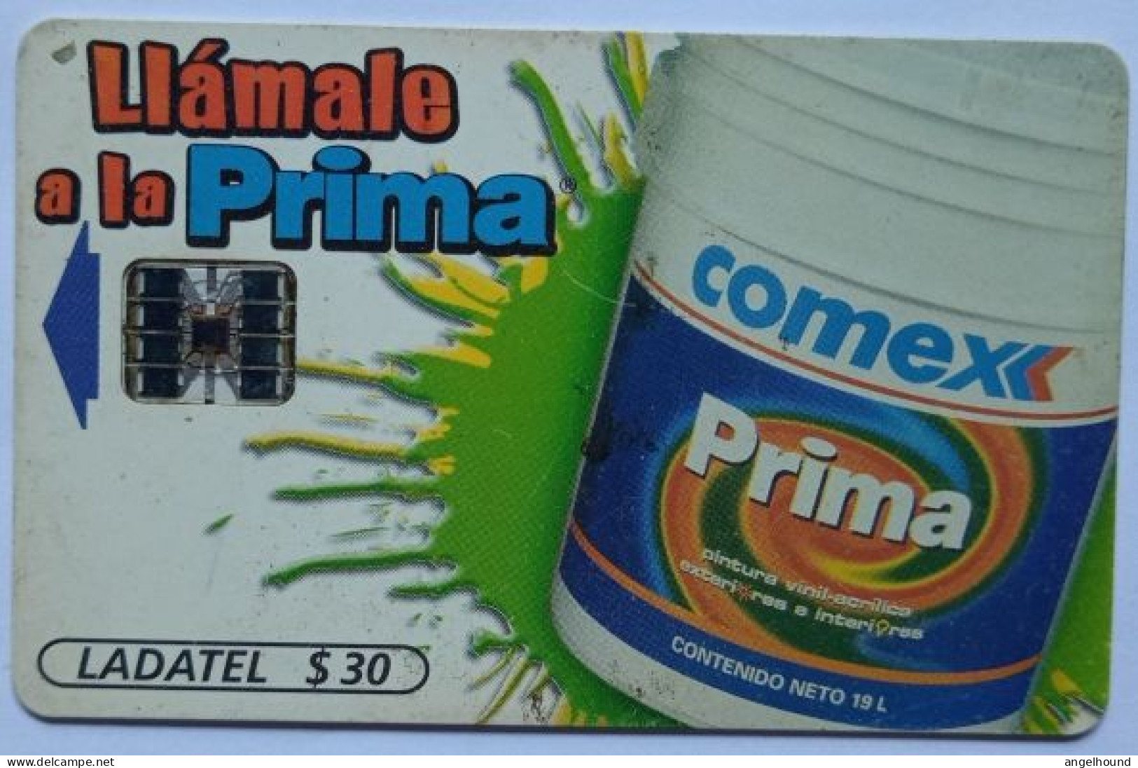 Mexico Ladatel $30 Chip Card - Llamale A La   Prima ( Comex ) - Mexique