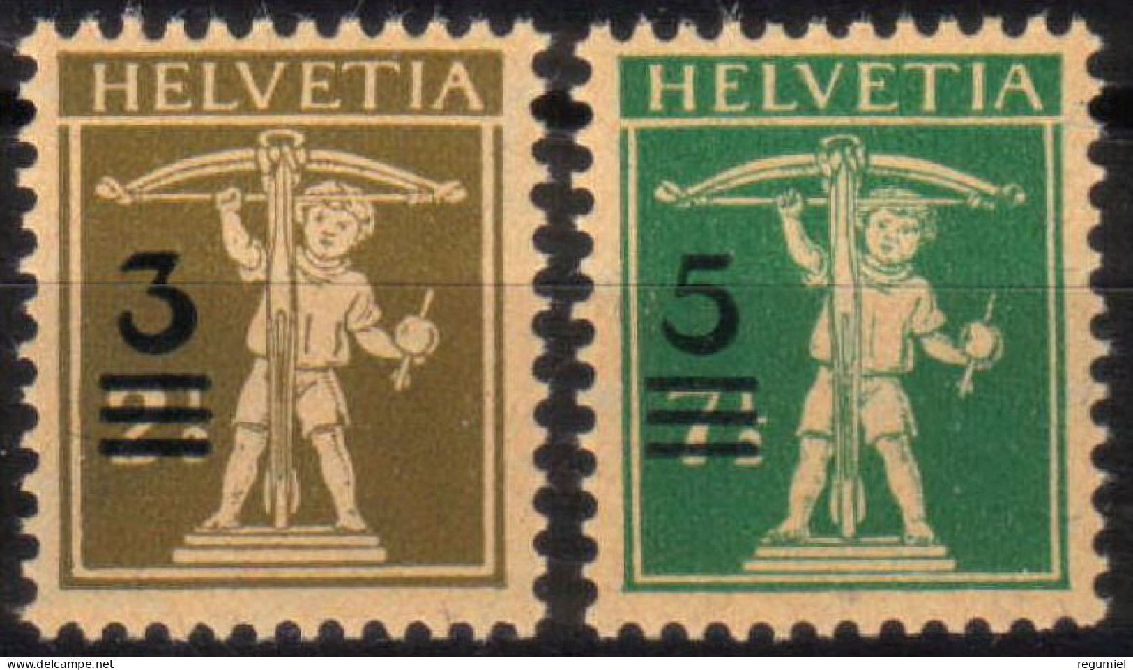 Suiza 0239/240 * Charnela. 1930 - Unused Stamps