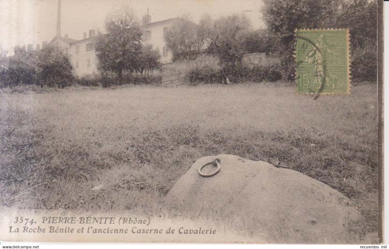 Pierre Benite La Roche Benite Et L'ancienne Casrne De Cavalerie  1918 - Pierre Benite