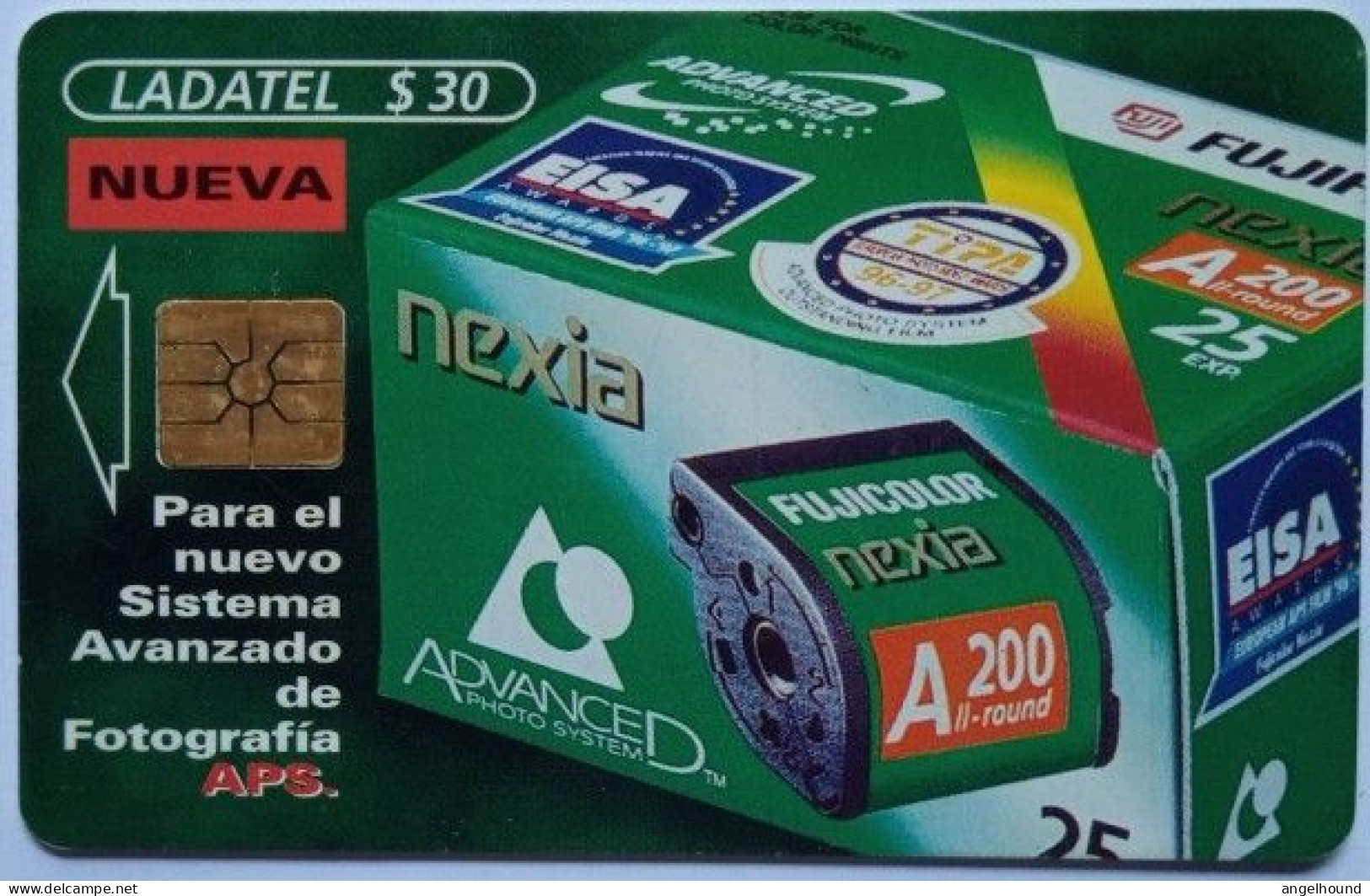 Mexico Ladatel $30 Chip Card - Fuji Advancer ( Reverso Farmacia ) - Mexique