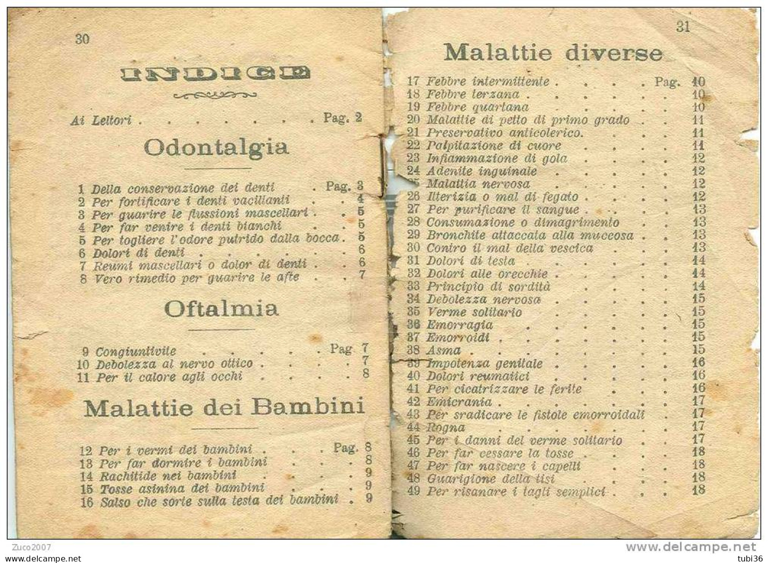 "IL MEDICO PER TUTTI" RICETTARIO MODERNO DEL PROF. F.CONTI - 1910 - Lifestyle