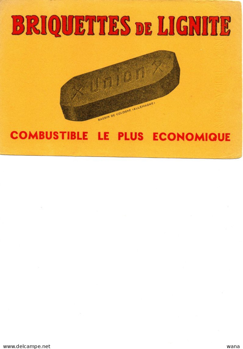 Buvard Union Briquettes - Sucreries & Gâteaux