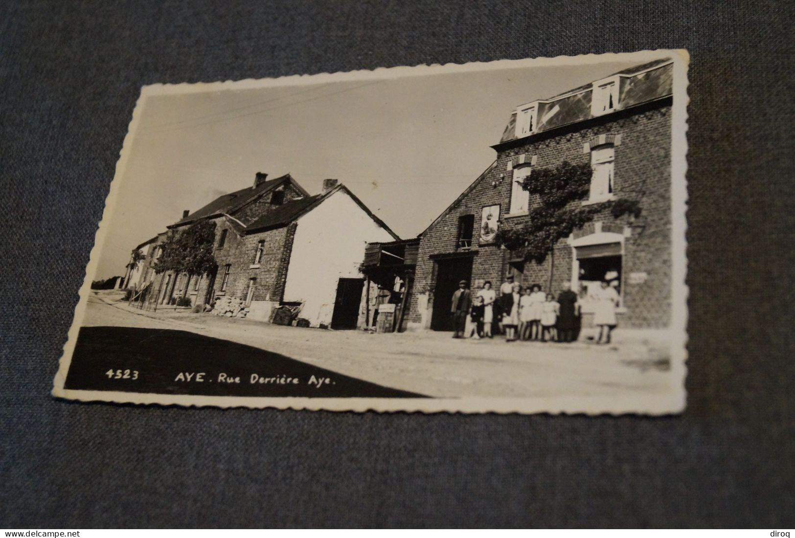 RARE,Aye,ancienne Carte Photo,rue Derrière Aye,originale Pour Collection - Marche-en-Famenne