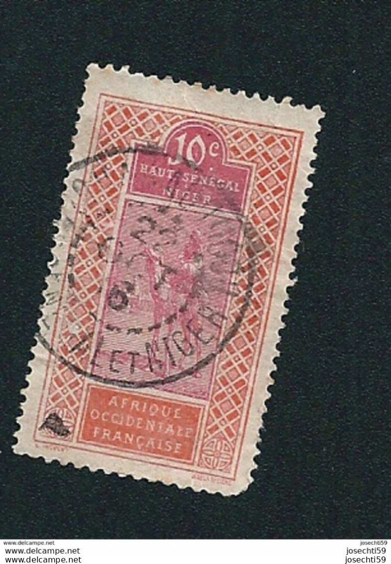 N° 22 Haut -senegal Et Niger Timbre Niger (1914) Oblitéré 10 Afrique Occidentale Française - Usados