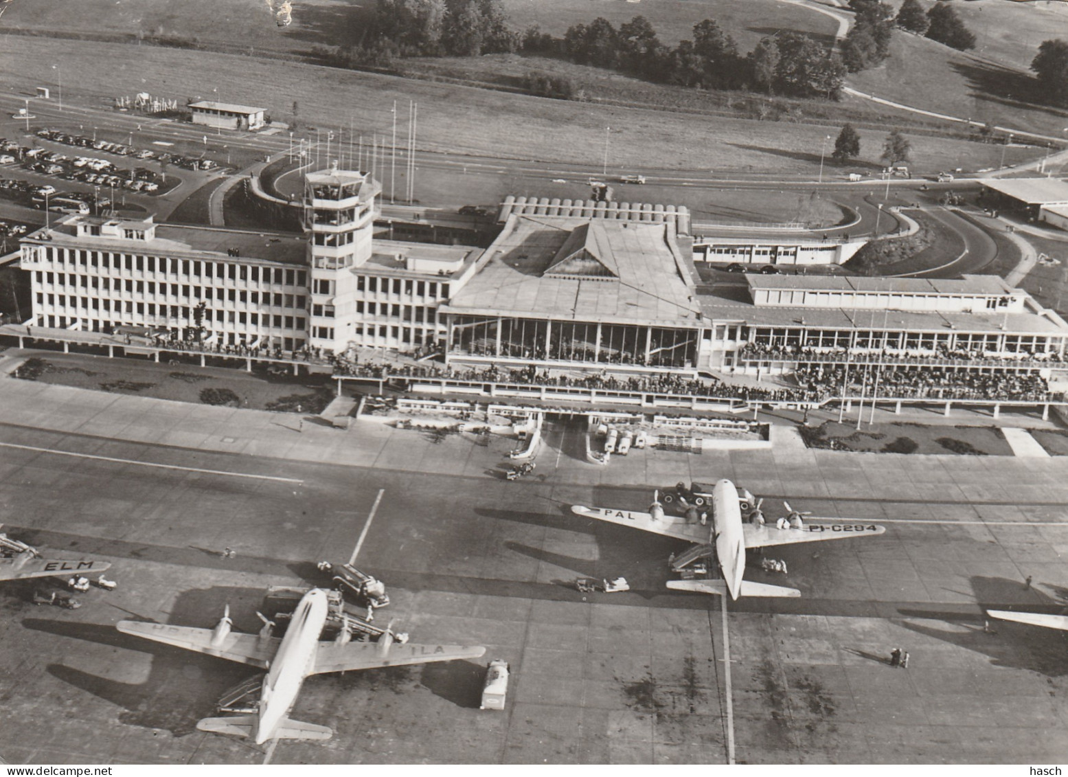 4916 82 Zürich, Flughafen Kloten 1955  - Kloten