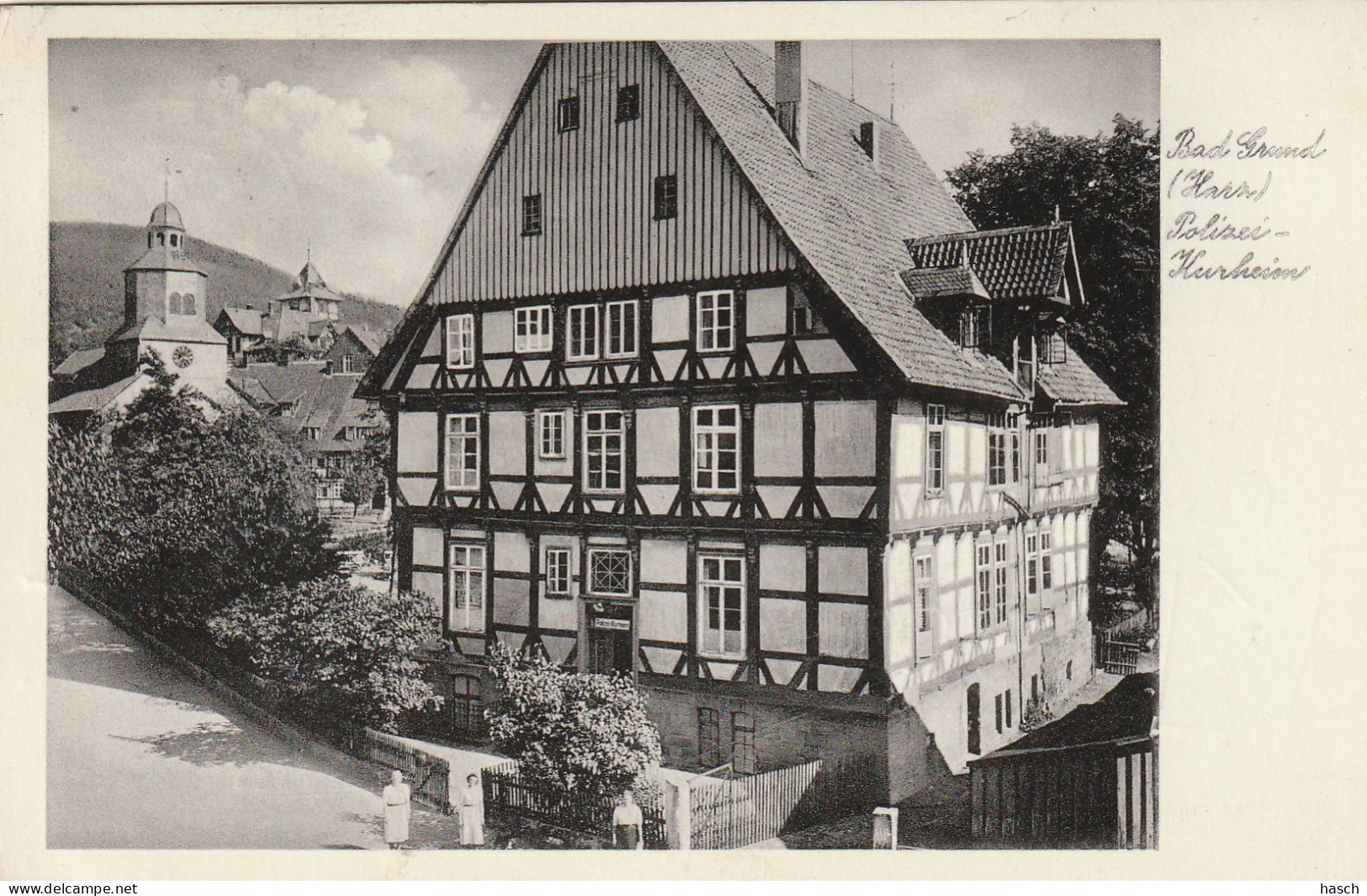 4916 88 Bad Grund, Polizei Kurheim 1955  - Bad Grund