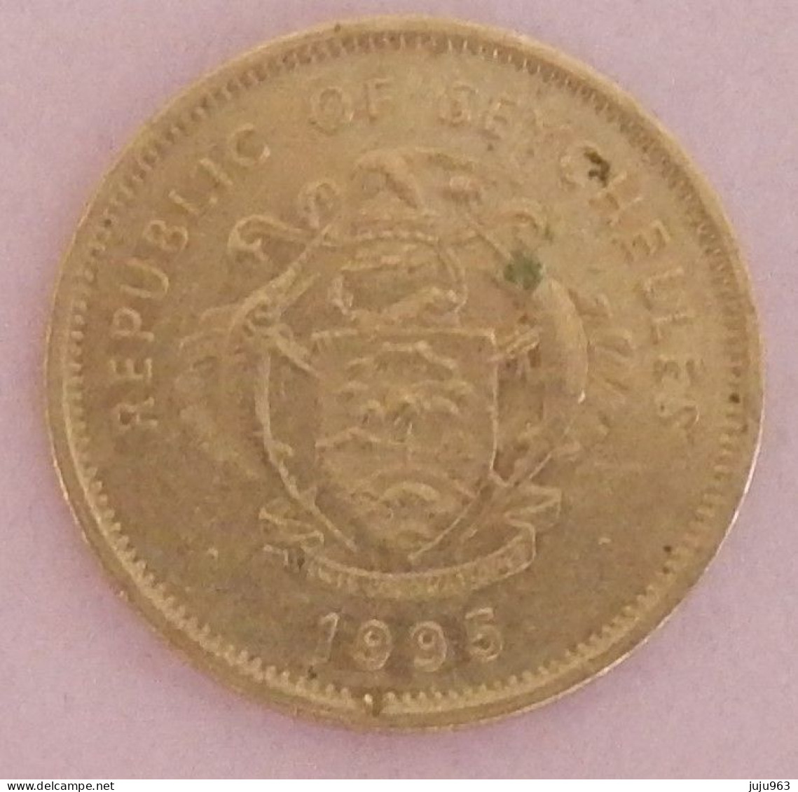 SEYCHELLES 1 RUPEE  ANNEE 1995 VOIR 2 SCANS - Seychellen