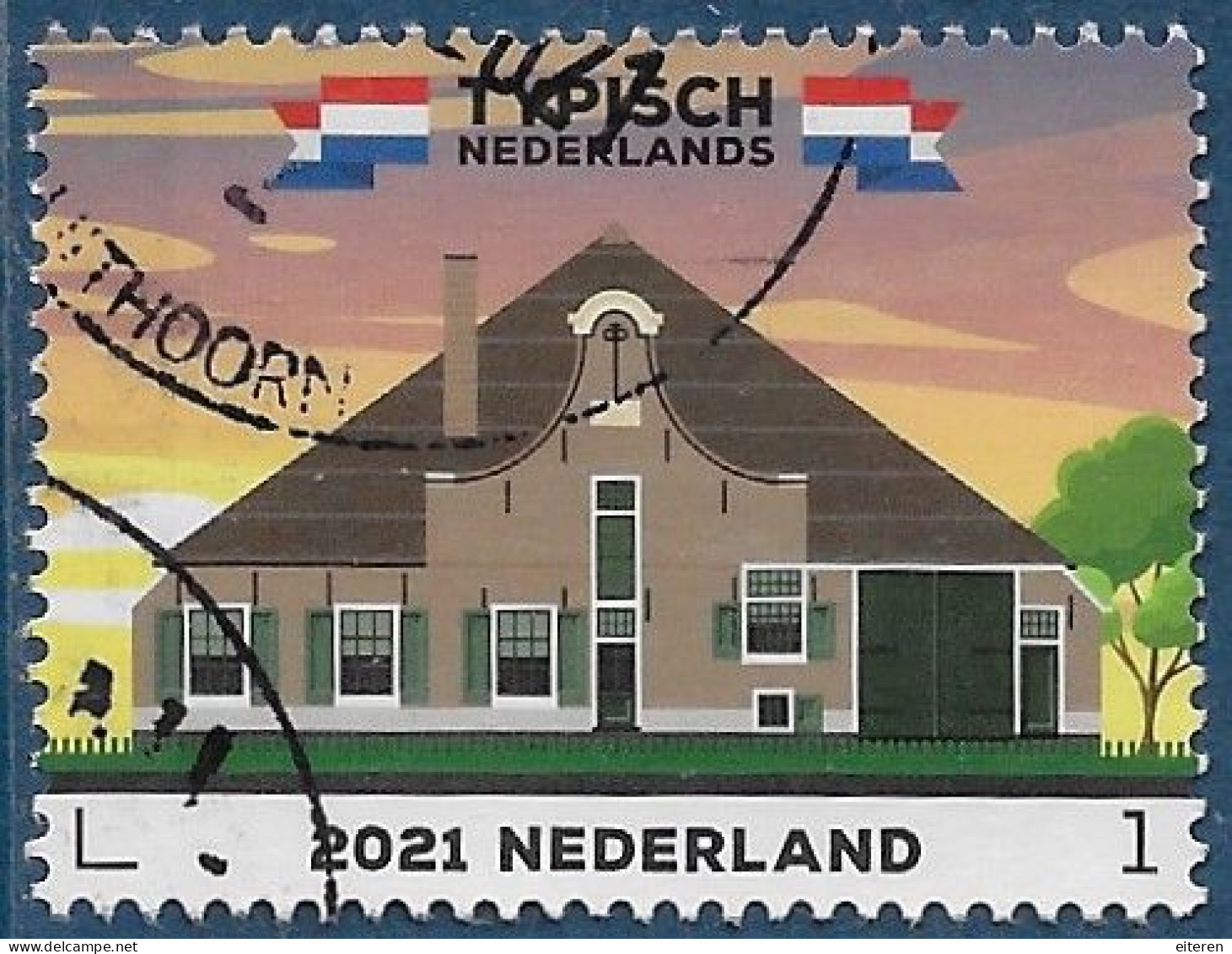 NVPH 3909 - 2021 - Typisch Nederland - Stolpboerderij - Gebraucht