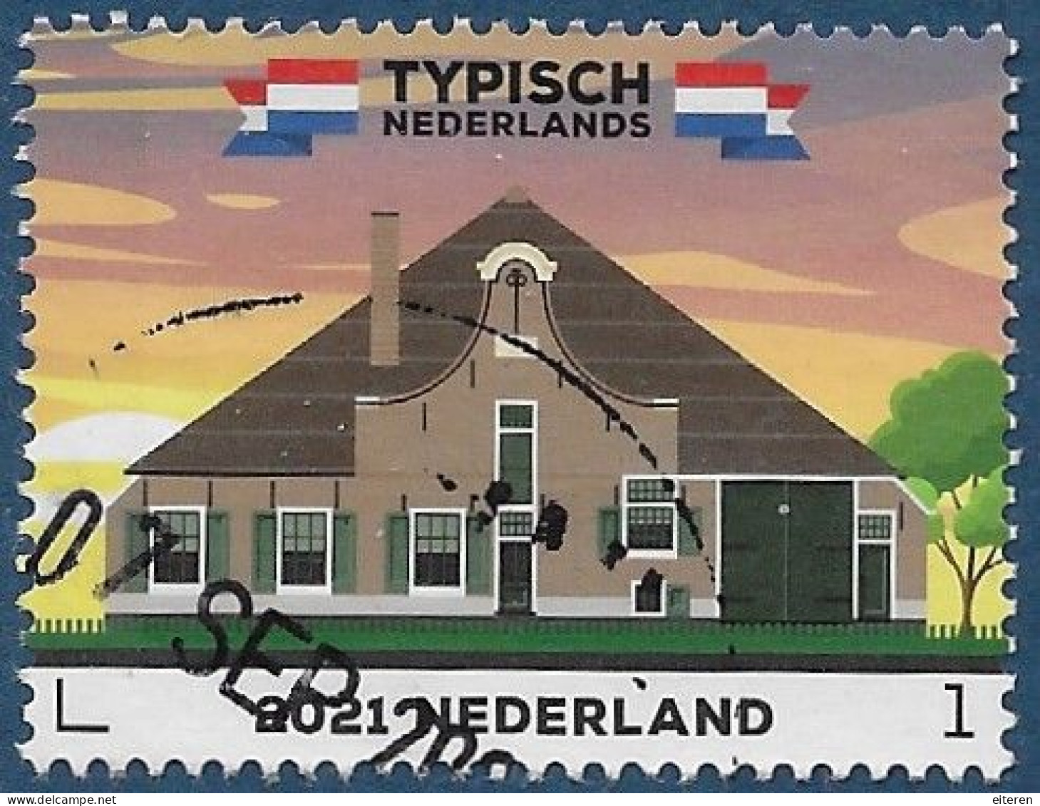 NVPH 3909 - 2021 - Typisch Nederland - Stolpboerderij - Gebruikt