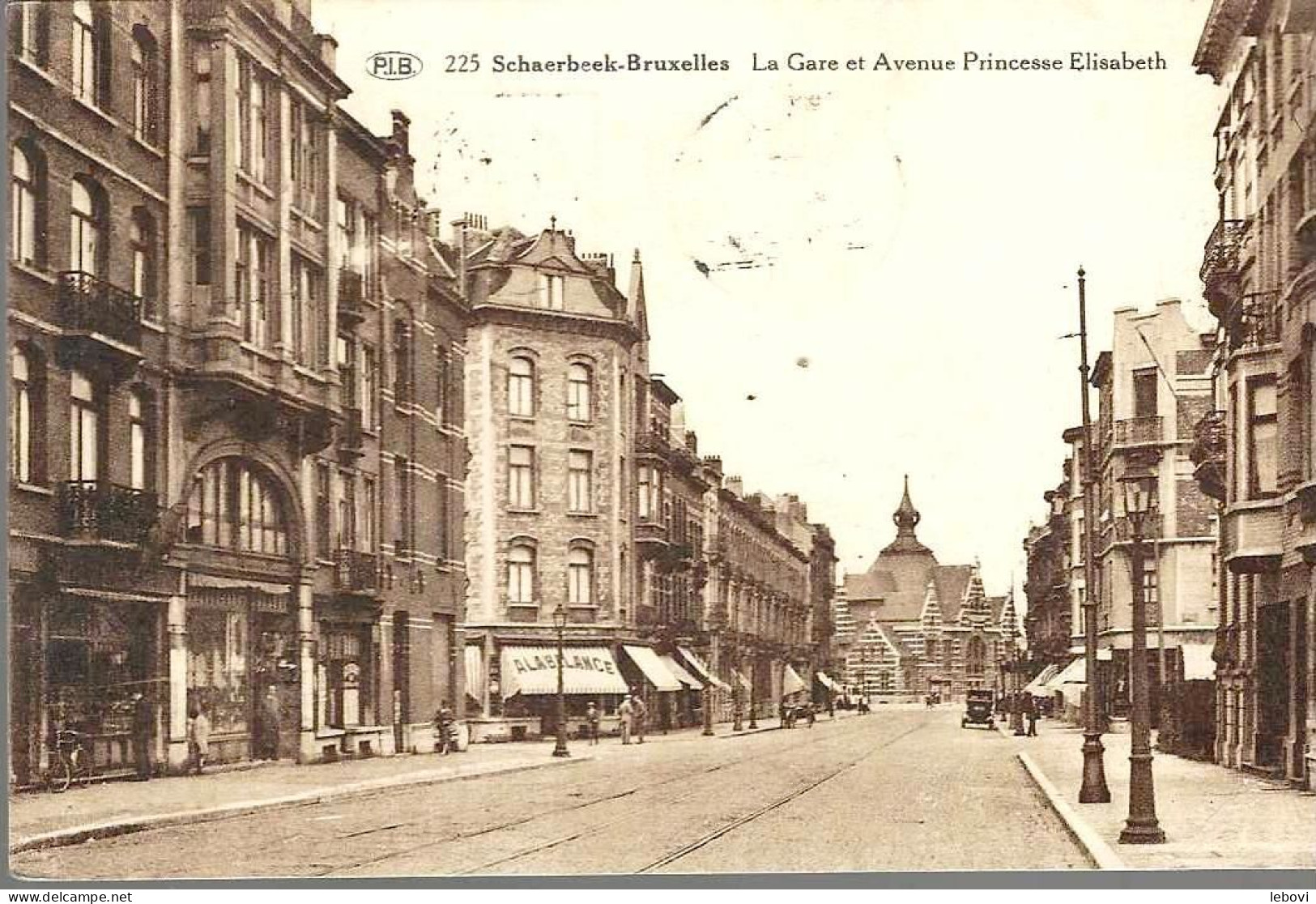 SCHAERBEEK « La Gare Et Avenue Princesse Elisabeth » - Ed. P. I. B. (1932) - Schaerbeek - Schaarbeek
