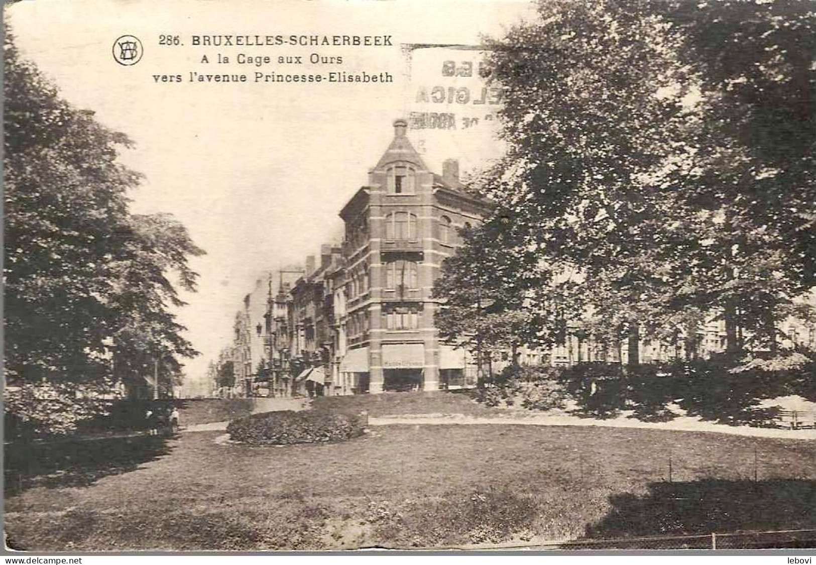 SCHAERBEEK « A La Cage Aux Ours Vers Avenue Princesse Elisabeth » - Ed. F. Walschaerts, Bxl (1932) - Schaerbeek - Schaarbeek