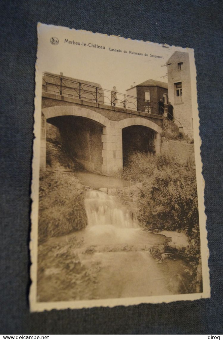 Merbes-le-Château,belle Carte Ancienne,originale Pour Collection - Merbes-le-Chateau