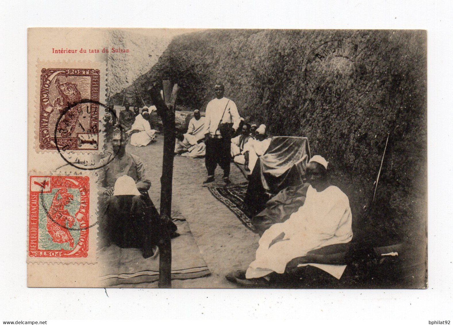 !!! CONGO, CPA NON VOYAGEE, CACHET DE BANGUI - Briefe U. Dokumente