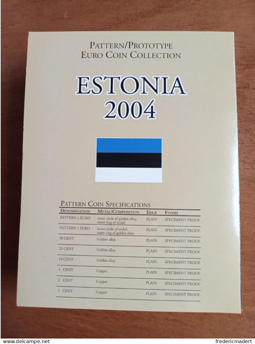 Pochette Euro-Collection - Estonie 2004 Prototype - Estonia