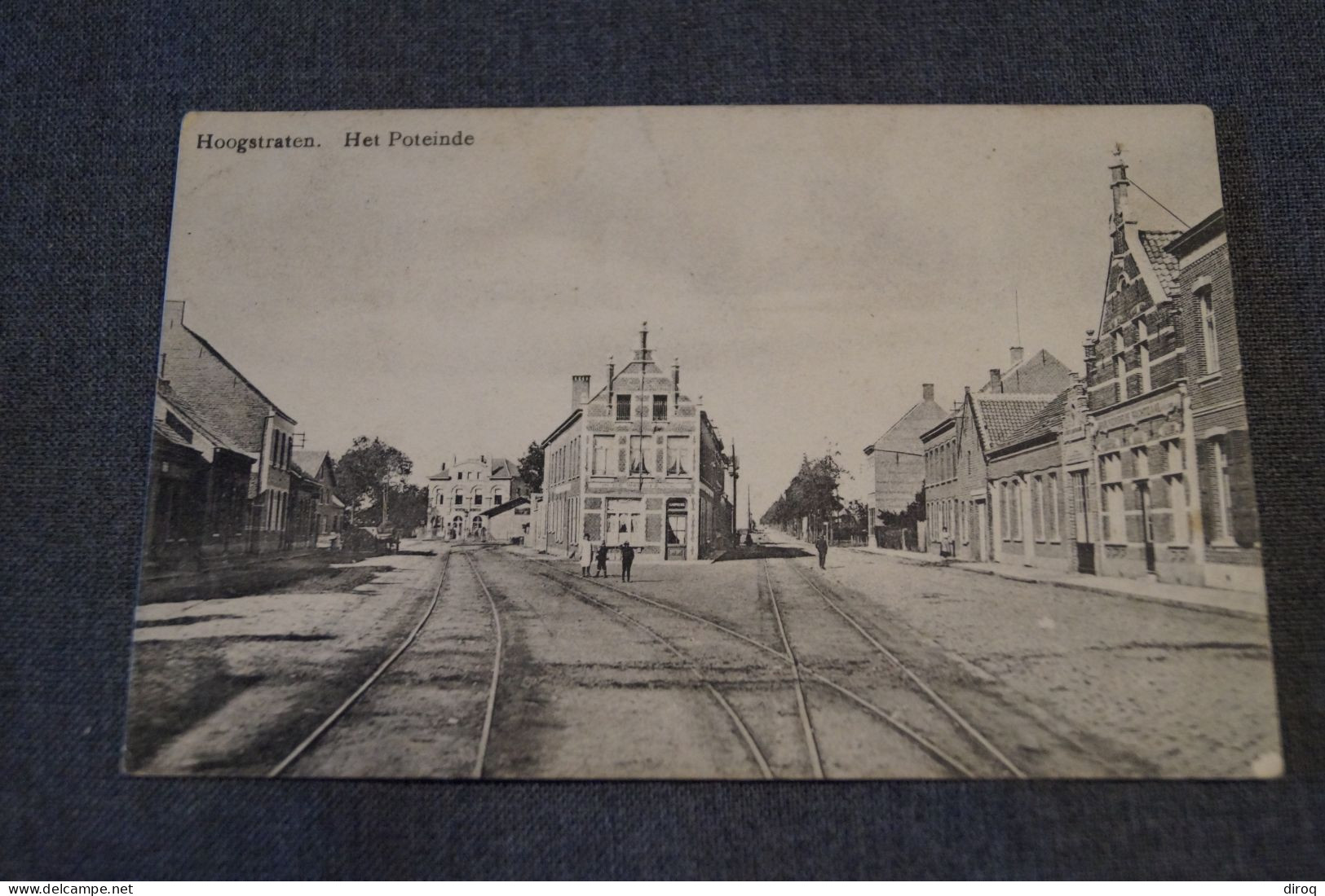 Hoogstraeten,1912,Tramway,Het Poteinde,belle Carte Ancienne,originale Pour Collection - Hoogstraten