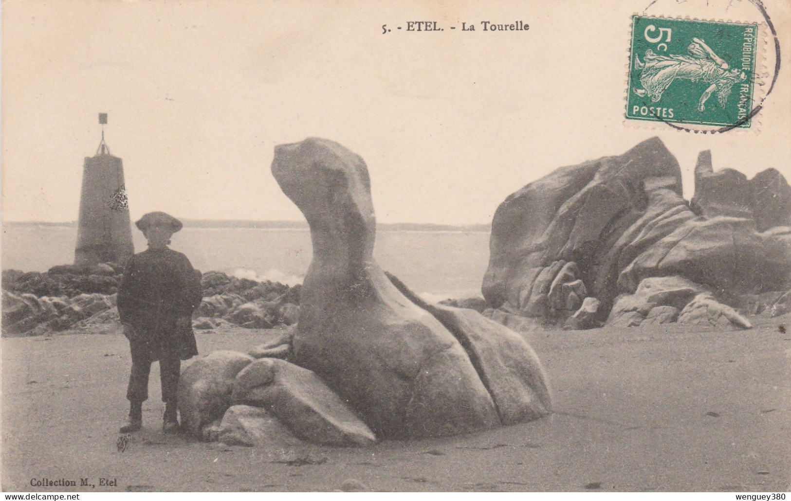 56  ETEL     La Tourelle....avec Mousse.     TB  PLAN.  1910       RARE - Etel