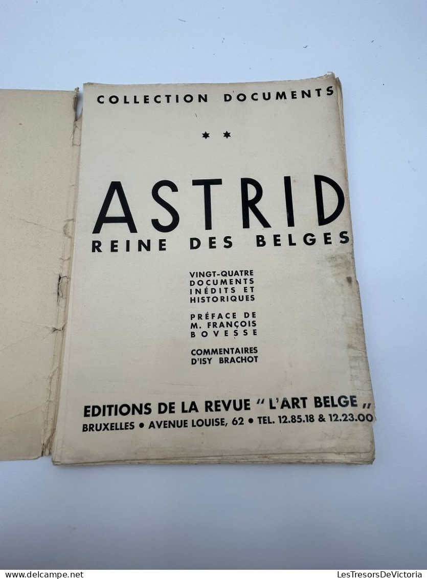 LIVRE - L'album Du Souvenir - Astrid Reine Des Belges - 24 Documents Inédits Et Historiques - Biographien