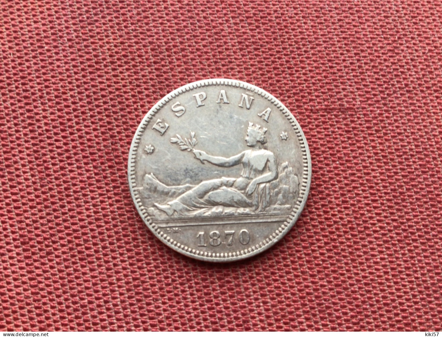 ESPAGNE Monnaie De 2 Pésétas 1870 - Münzen Der Provinzen