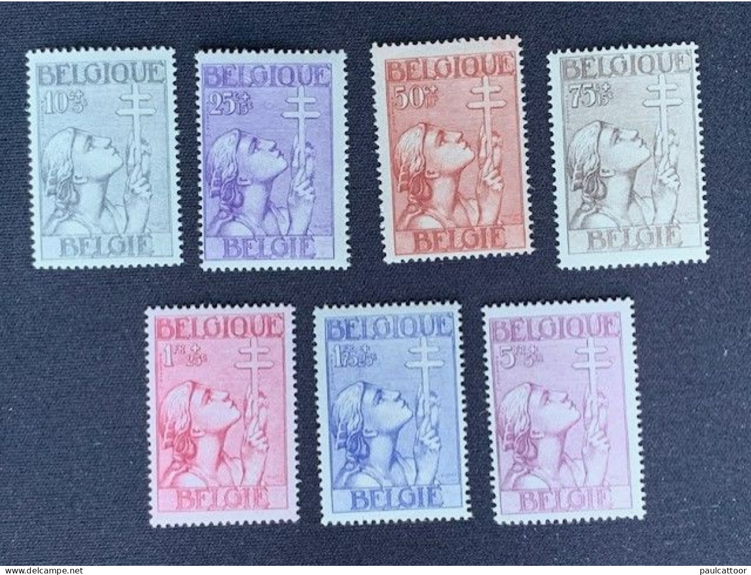 377/383 ** MNH - 1929-1937 Heraldischer Löwe