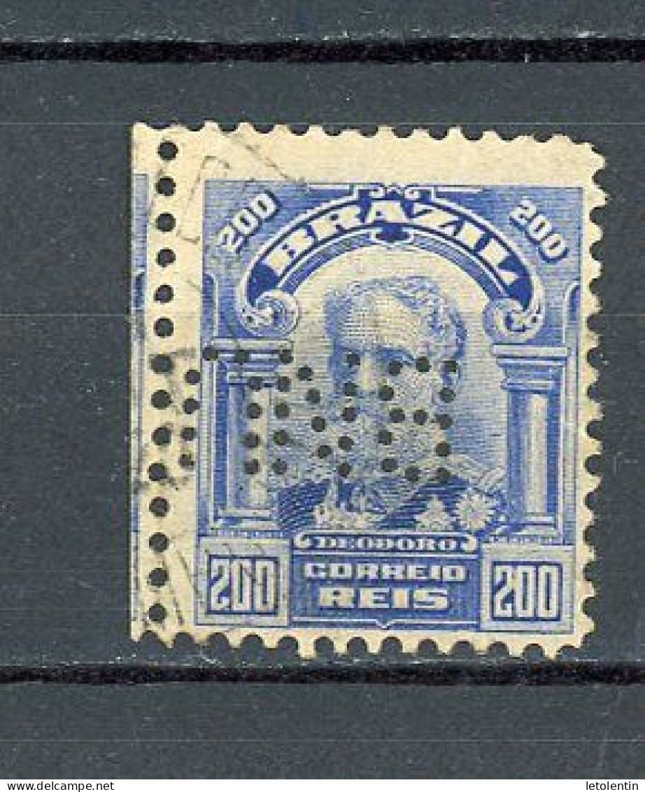 BRESIL - DEODORO DA FONSECA - N° Yvert 132 Obli. - Used Stamps