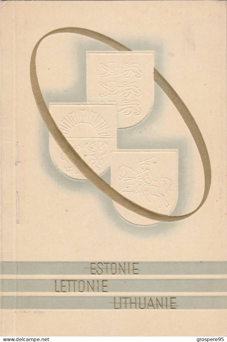 ESTONIE LETTONIE LITHUANIE DEPLIANT TOURISTIQUE EN FRANCAIS SUR LA LETTONIE 14 PAGES - Dépliants Touristiques