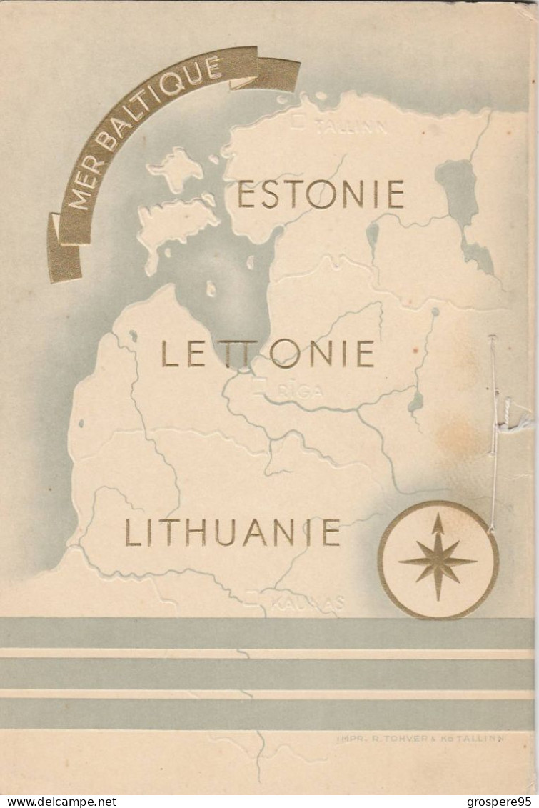 ESTONIE LETTONIE LITHUANIE DEPLIANT TOURISTIQUE EN FRANCAIS SUR LA LETTONIE 14 PAGES - Dépliants Turistici