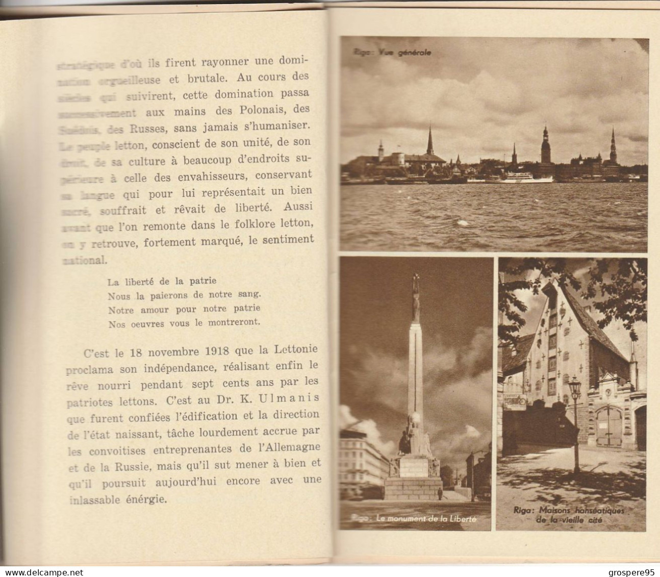 ESTONIE LETTONIE LITHUANIE DEPLIANT TOURISTIQUE EN FRANCAIS SUR LA LETTONIE 14 PAGES - Cuadernillos Turísticos