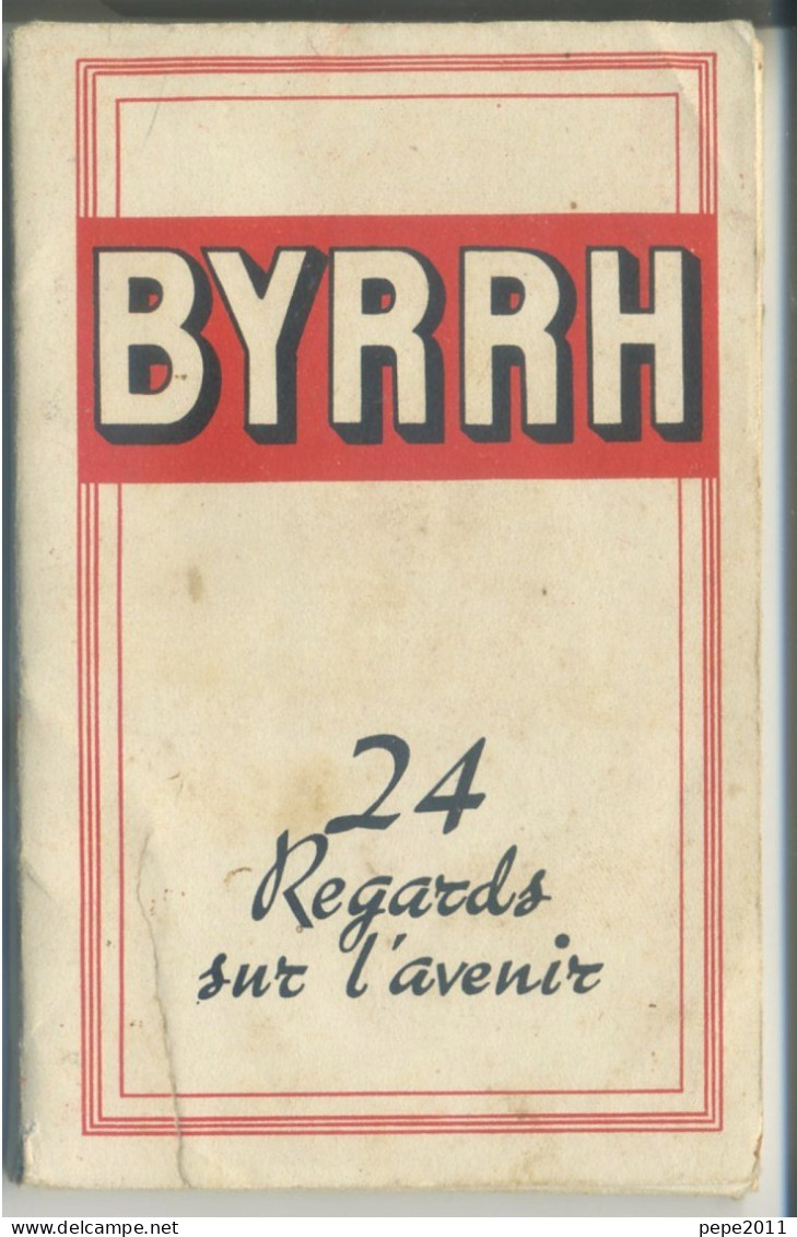 PUB BYRRH , Série Complète De 24 CP Illustrées + Pochette , Anticipation, Science Fiction: "24 Regards Sur L'Avenir" - Advertising