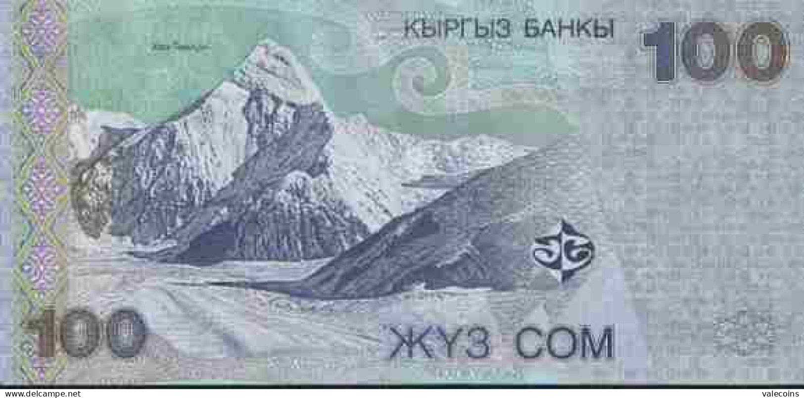 KIRGHIZISTAN KYRGYZSTAN KIRGHIZTAN - 2002 - 100 Som - Pick 21   UNC NEUF - Kirguistán