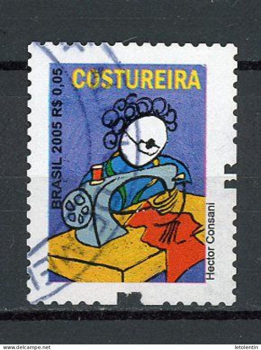 BRESIL - COUTURE - N° Yvert – Obli. - Used Stamps