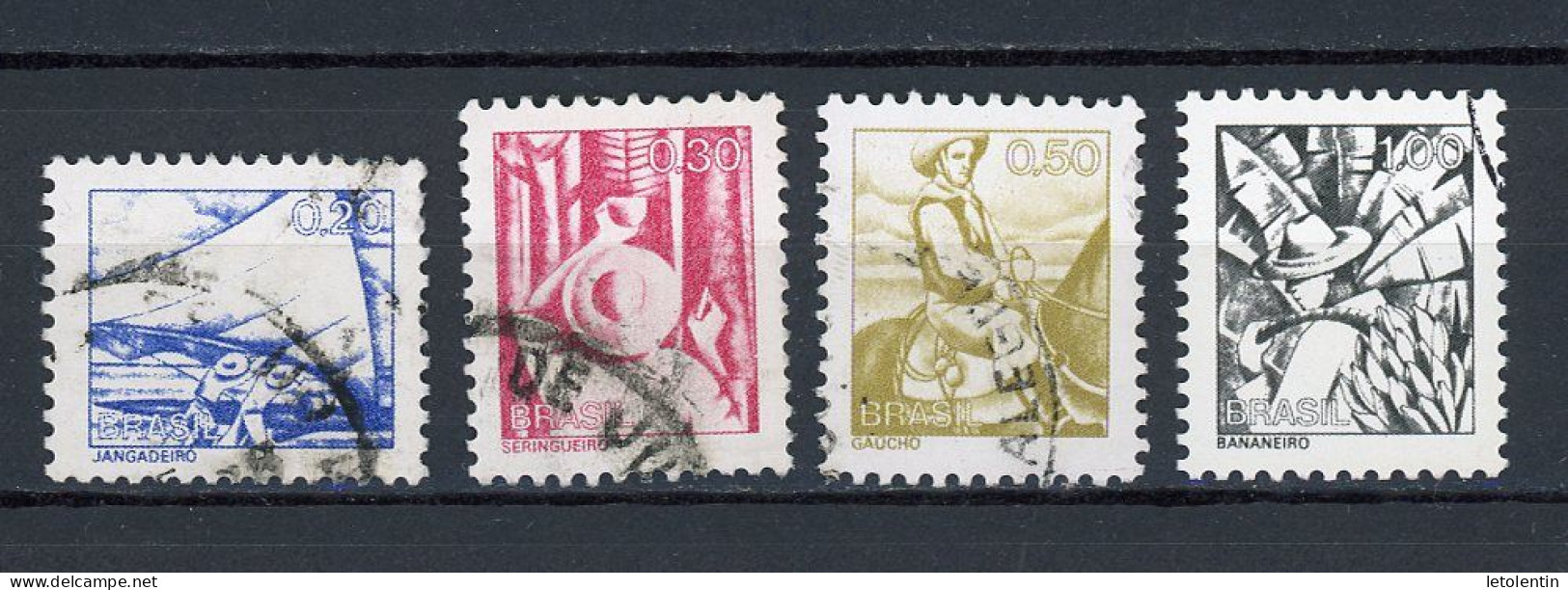 BRESIL - TRAVAIL - N° Yvert 1199+1200+1201+1203+1204 Obli. - Used Stamps