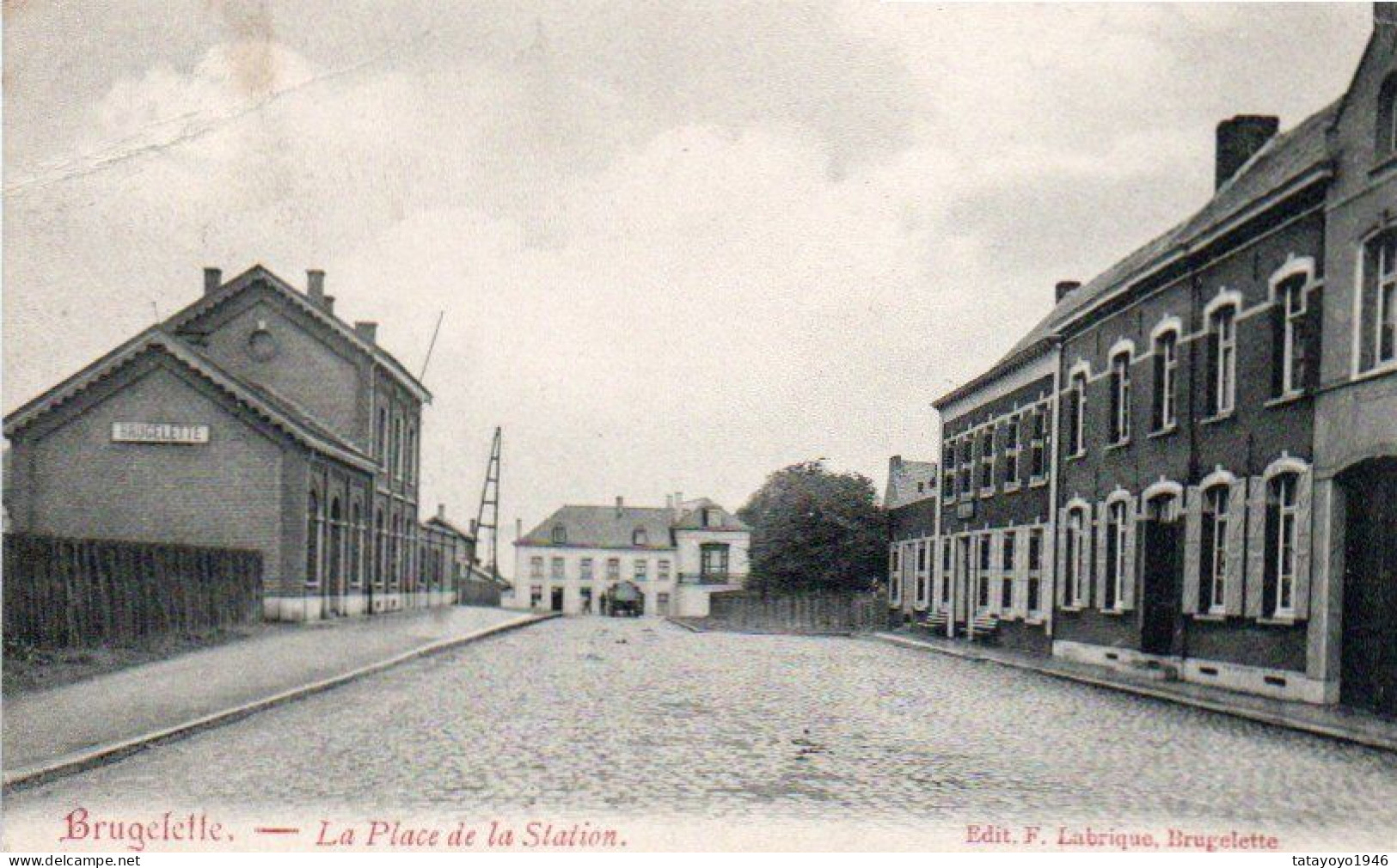 BRUGELETTE  La Place De La Station Voyagé En 1907 - Brugelette