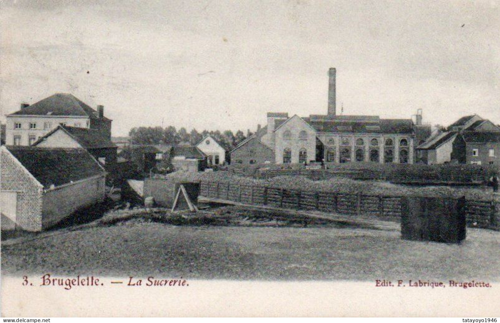 BRUGELETTE  La Sucrerie  Voyagé En 1906 - Brugelette
