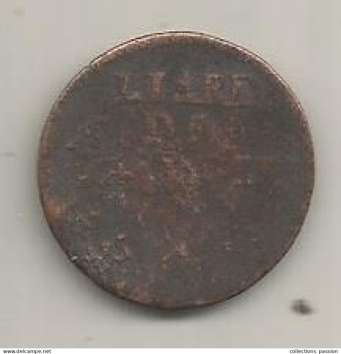 Monnaie, LIARD, Louis XIIII, 1655, 2 Scans - 1643-1715 Louis XIV The Great