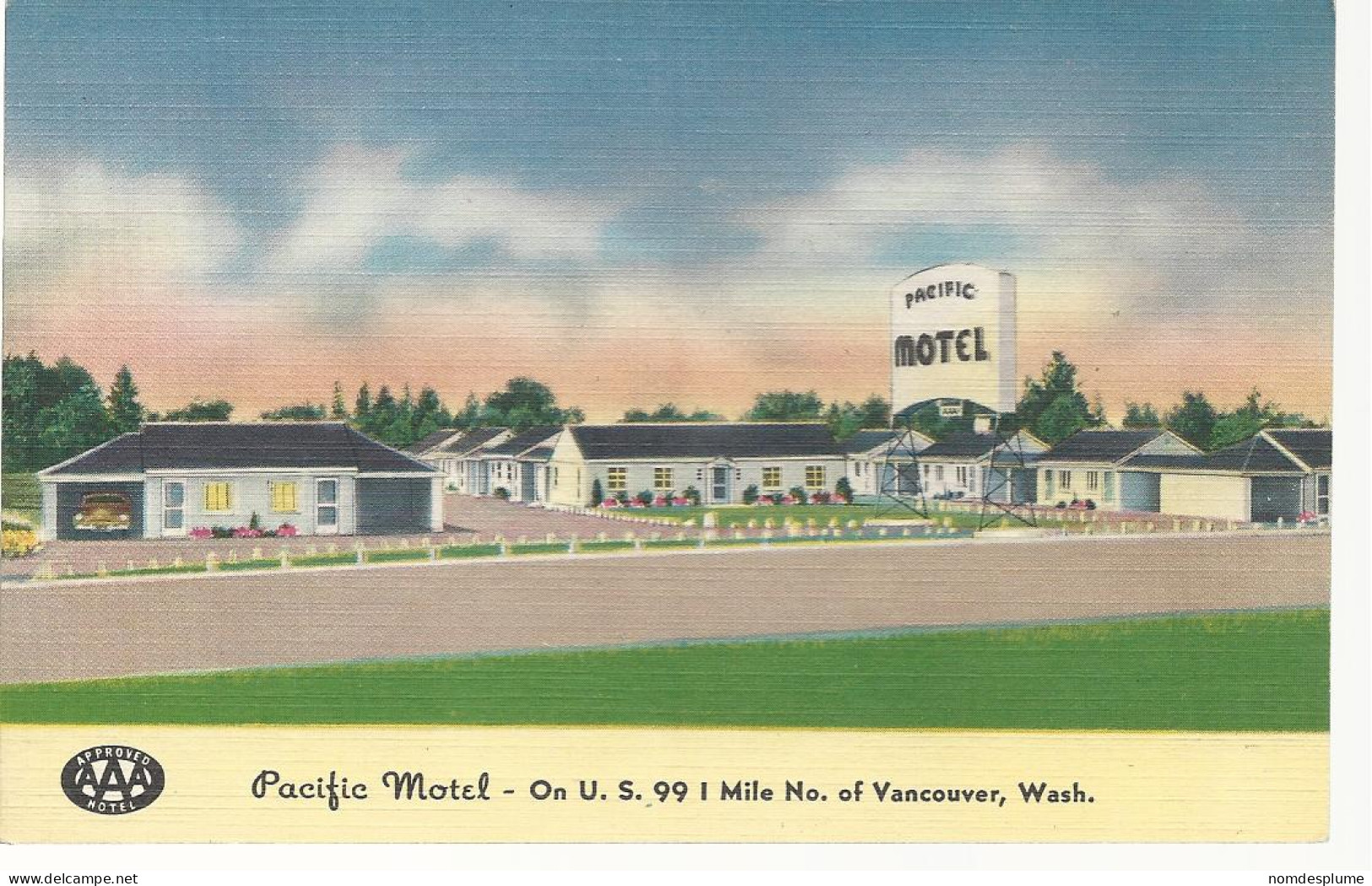 24558) USA WA Pacifc Motel Vancouver - Vancouver