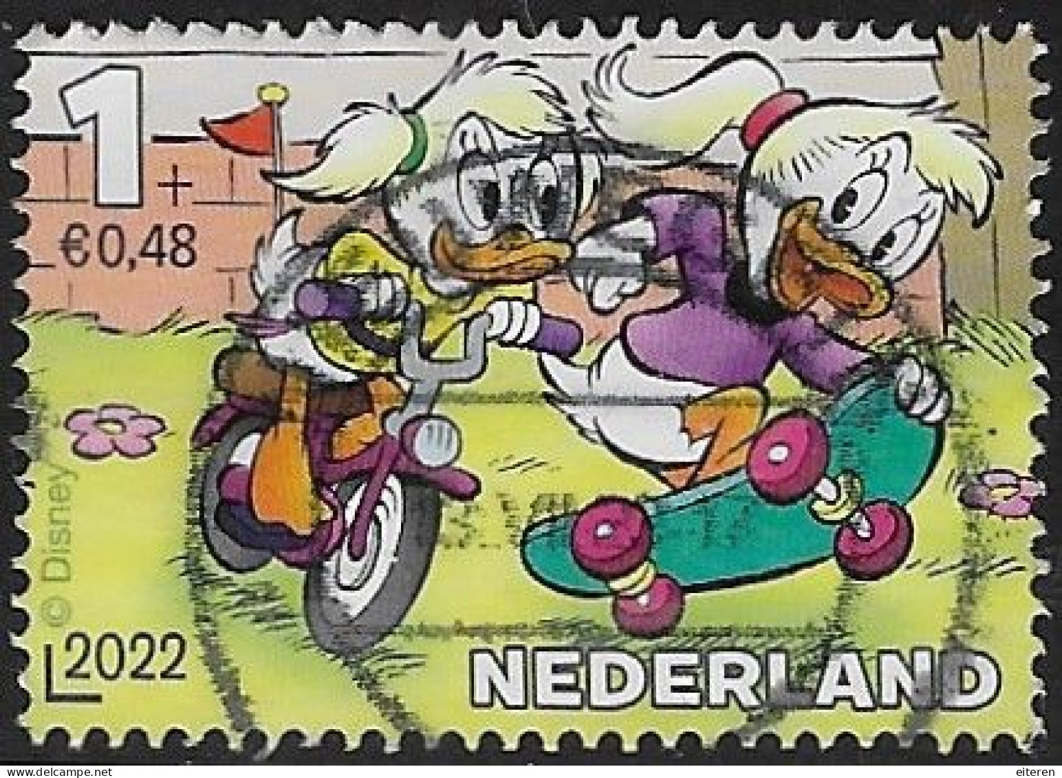 2022 - Kinderpostzegels - Donald Duck - Gebraucht