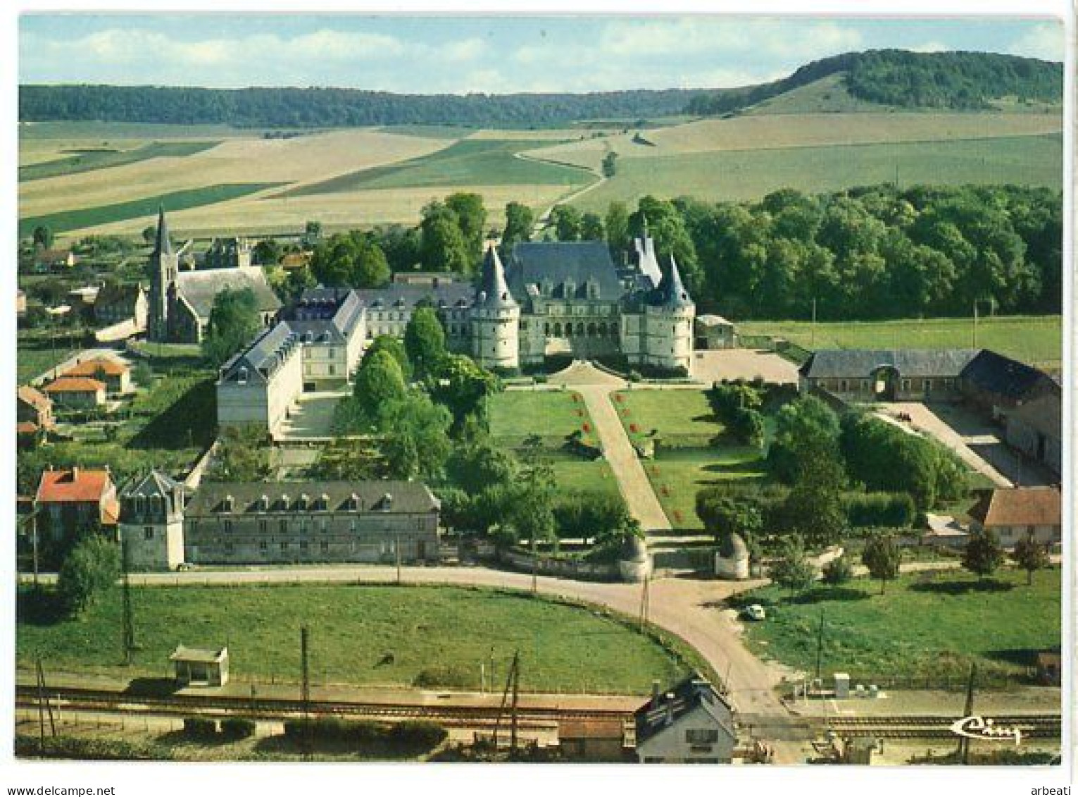 76 MESNIERES ++ Vue Aérienne - Le Château ++ - Mesnières-en-Bray