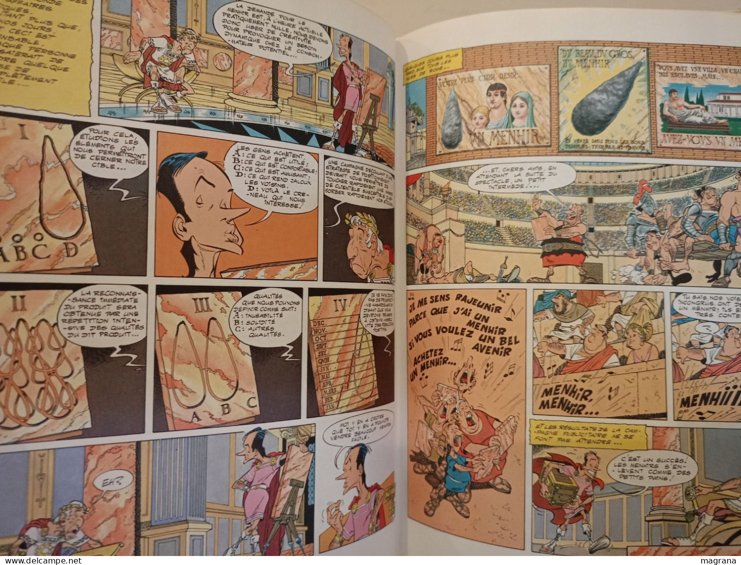 Une aventure d'Astérix le Gavlois. Obélix et compagnie. Texte de Goscinny, dessins de Uderzo. Dargaud Editeur. 1976.