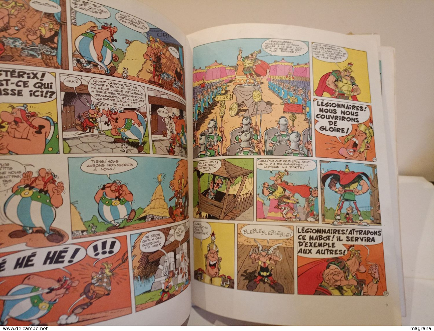 Une aventure d'Astérix le Gavlois. Obélix et compagnie. Texte de Goscinny, dessins de Uderzo. Dargaud Editeur. 1976.