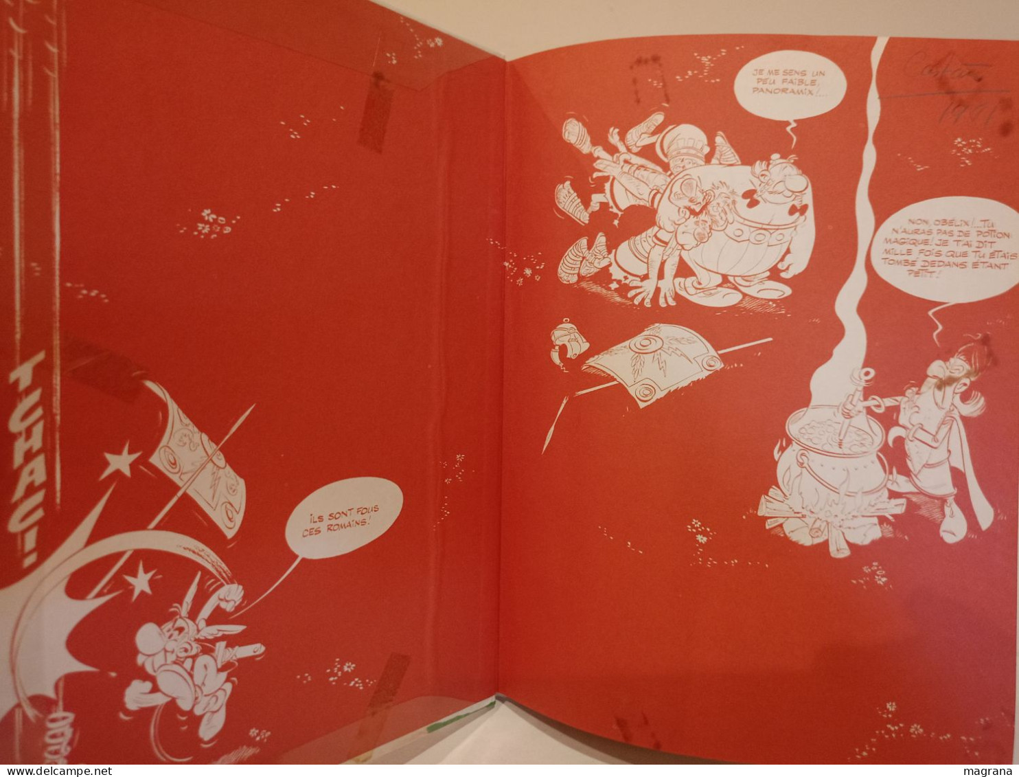 Une aventure d'Astérix le Gavlois. Obélix et compagnie. Texte de Goscinny, dessins de Uderzo. Dargaud Editeur. 1976.