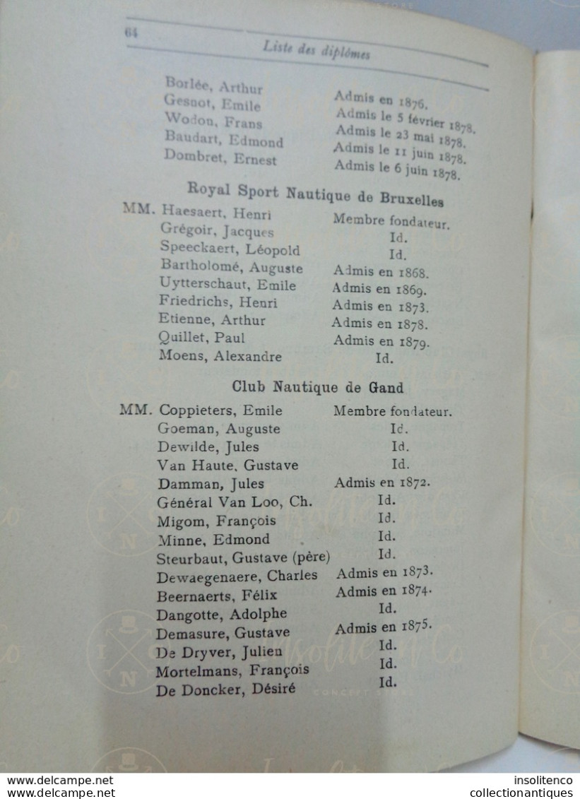 Annuaire Du Rowing Belge (aviron) 1903-1904 - 17ème Année - Imprimerie Lombaerts R.C.N.S.M. - Canottaggio