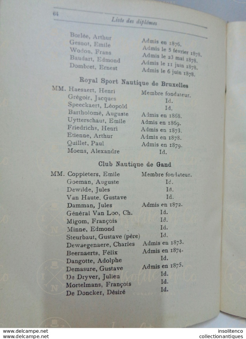 Annuaire Du Rowing Belge (aviron) 1903-1904 - 17ème Année - Imprimerie Lombaerts R.C.N.S.M. - Rowing