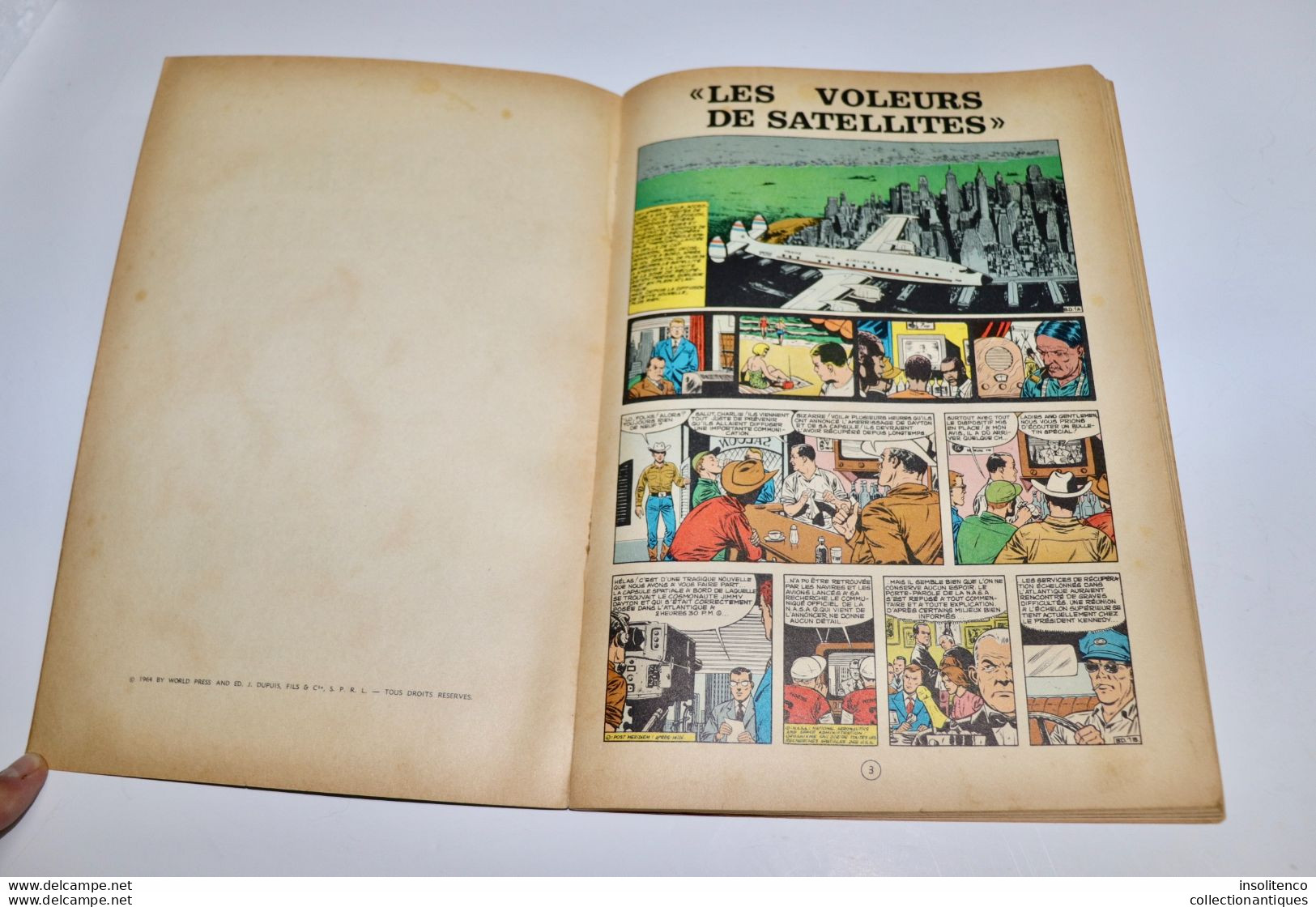 Charlier Et Hubinon - Les Aventures De Buck Danny - Les Voleurs De Satellites - T30 - EO 01/1964 - Bon état Général - Buck Danny