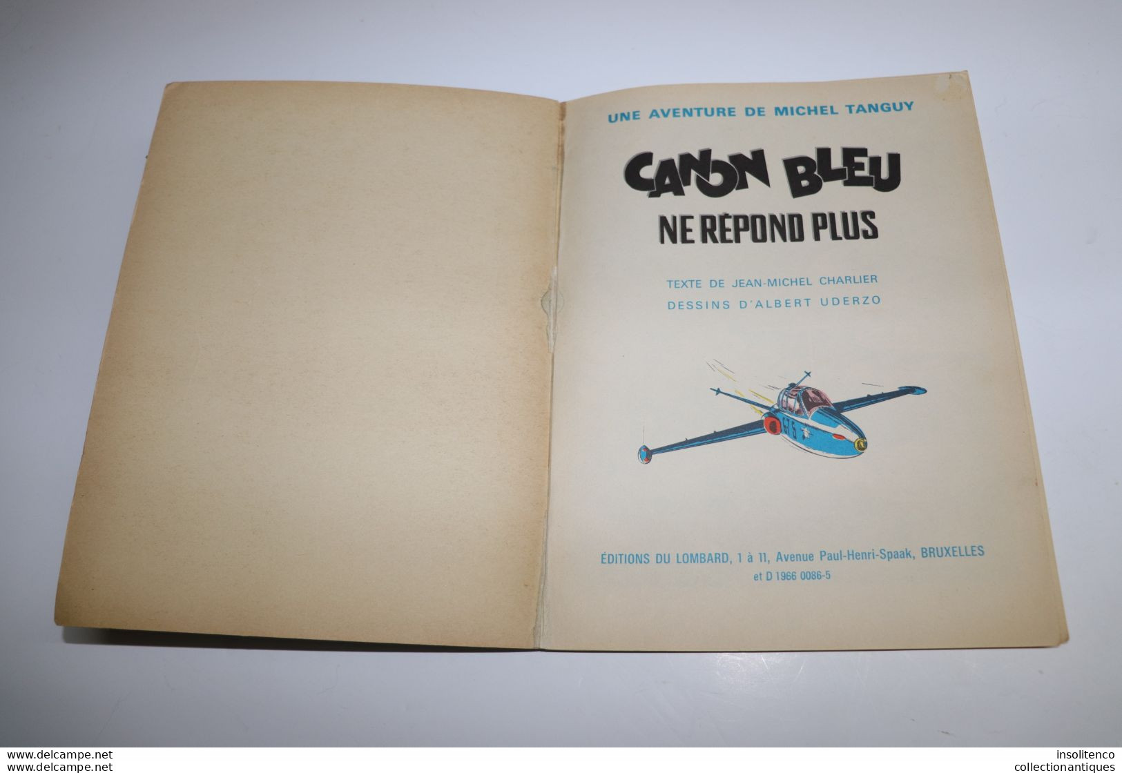Charlier Et Uderzo - T6 - Une Aventure De Michel Tanguy - Canon Bleu Ne Répond Plus - EO 10/1966 - Dargaud - 46 Pages - Tanguy Et Laverdure