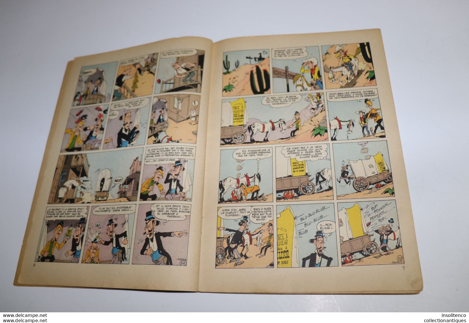 Morris - Lucky Luke - T7 - EO 01/1955 - L'Elixir Du Docteur Doxey - Bon état Général - Lucky Luke